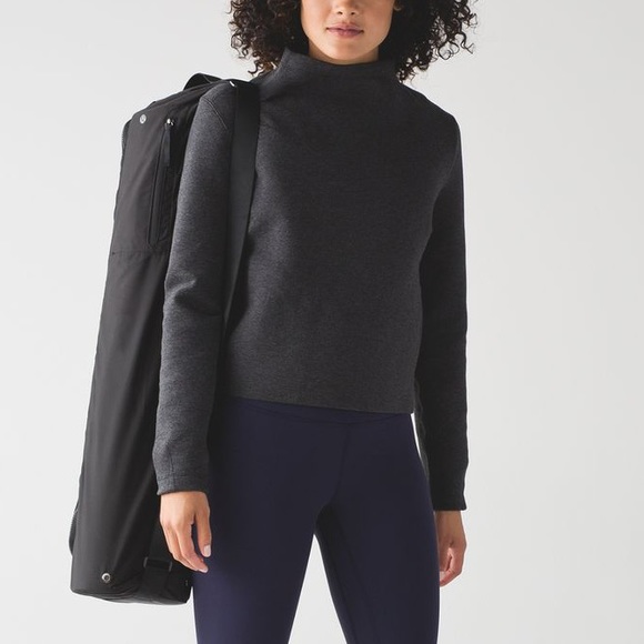 lululemon athletica Sweaters - Lululemon City Bound Dark Gray Turtleneck - 4